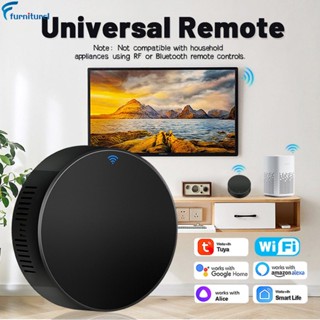 Tuya AubESS IR Universal Wi -Fi ตัวควบคุมด้วยอินฟราเรด Yours สําหรับ Smart House TV DVD Aud AC ทํางานร่วมกับ AMZ Alexa