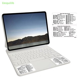 Uequilib 1 ชิ้น Windows PC อ้างอิงคีย์บอร์ด ทางลัด สติกเกอร์กาว สําหรับพีซี แล็ปท็อป เดสก์ทอป ถอดออกได้ สติกเกอร์คู่มือ อุปกรณ์สํานักงาน ใหม่