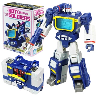 Mini Soundwave With Laserbeak Transformation MFT HS-03 HS03 Hot Soldiers G1 Pocket War Deformation Action Figure Rob Toy Gifts