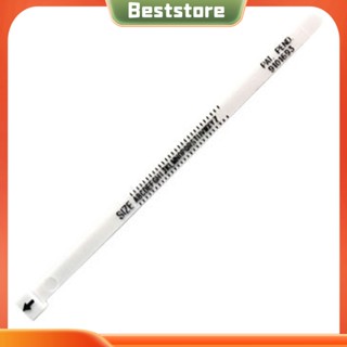 Beststore|  ไม้บรรทัดพลาสติก วัดขนาดแหวน เครื่องประดับ วงกลม