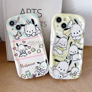 Lwy เคสโทรศัพท์มือถือนิ่ม ลาย Pochacco สําหรับ Oppo A17 A17k A12 A12e A3s A5 Ax5 A7 A5s A16 A16s A15 A15s A35 A54 A31 2020 A9 2020 A5 2020 A92 A52 A53 A33 A1k A16K A16e A36 A76 A96 A57