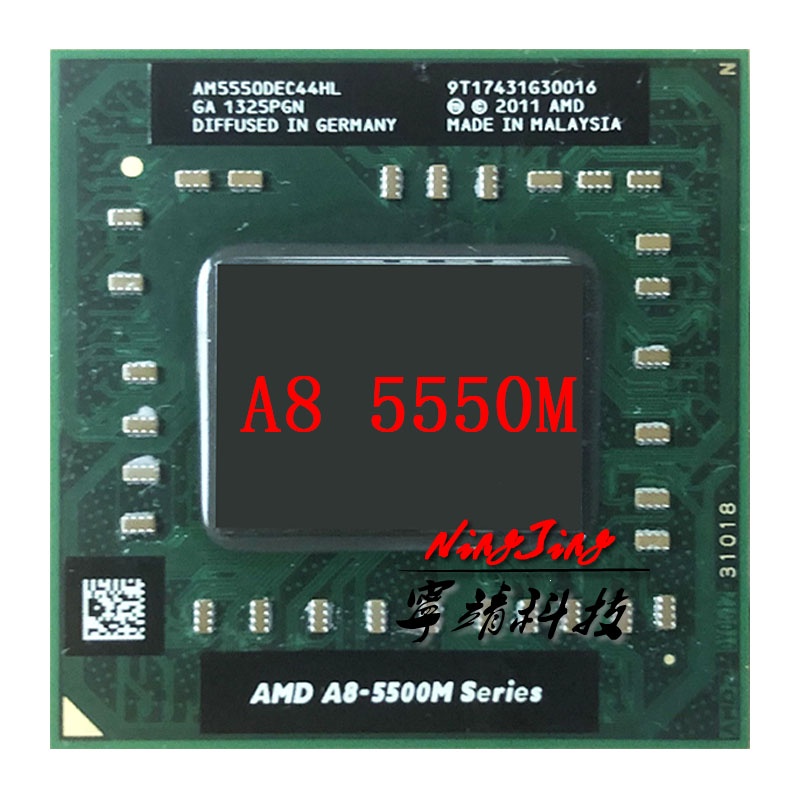 ซ็อกเก็ต AMD A8-Series A8-5550M A8 5550M 2.1 GHz Quad-Core Quad-Thread CPU AM5550DEC44HL FS1 ZFFO