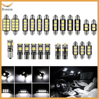 Breeze หลอดไฟ Led T10 5050 ติดป้ายทะเบียนรถยนต์ 23 ชิ้น