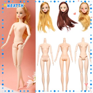 Nextshop หัวตุ๊กตา 3D 30 ข้อต่อ 1/6 Bjd หลายสี Diy อุปกรณ์เสริม สําหรับตุ๊กตา