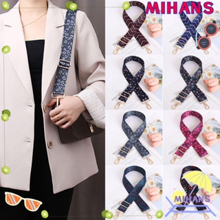 Mih สายกระเป๋า DIY เข็มขัด ปรับได้ ปักสายคล้องกระเป๋าถือ