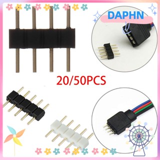 DAPHS อะแดปเตอร์ปลั๊กไฟ Led ทองแดง สําหรับ Rgb 3528 5050 Smd 4Pin 5Pin 20 50 ชิ้น