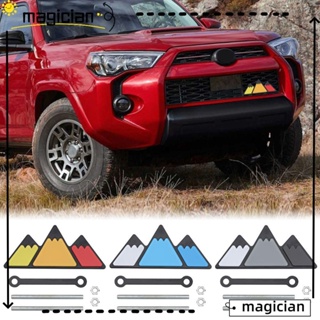 Mag กระจังหน้ารถยนต์ 3 สี อุปกรณ์เสริม สําหรับ Toyota Tacoma TRD 4Runner Tundra 2018 2019