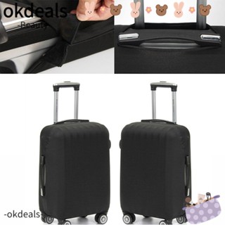 Okdeals ผ้าคลุมกระเป๋าเดินทาง แบบหนา ยืดหยุ่น ป้องกัน อุปกรณ์เสริม สําหรับเดินทาง