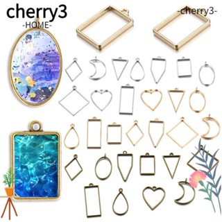 Cherry3 จี้สร้อยคอ รูปทรงเรขาคณิต Diy 10 30 ชิ้น