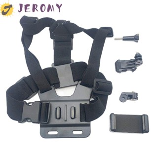 Jeromy อุปกรณ์เสริมเมาท์ขาตั้งโทรศัพท์มือถือ แบบคลิปหนีบหน้าอก สําหรับ Gopro