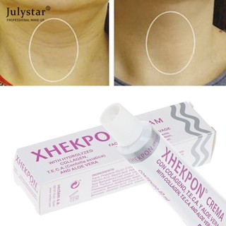 JULYSTAR Xhekpon Neck Cream Collagen Neck Cream ให้ความชุ่มชื้นยกกระชับต่อต้านริ้วรอย