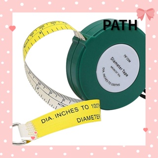 Path เทปวัด PVC ยืดหดได้ ยาว 2 เมตร 79 นิ้ว สําหรับวัดเส้นผ่าศูนย์กลางต้นไม้ DIY