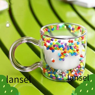 Lansel แก้วกาแฟ มีทรายไหล หลากสี