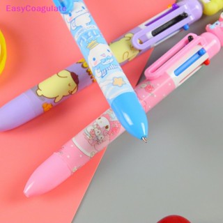 ปากกาลูกลื่น ลายการ์ตูนอนิเมะ Cinnamoroll My Melody หลากสี 10 สี สําหรับนักเรียน