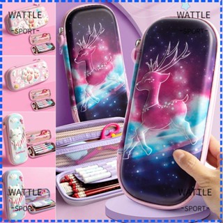 Wattle กล่องดินสอ EVA กันน้ํา 3D สําหรับใส่เครื่องเขียน