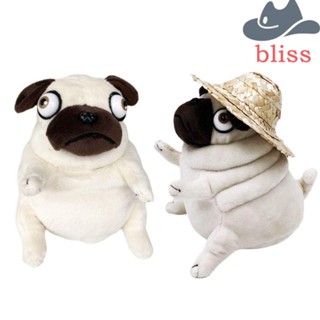 Bliss ตุ๊กตาปั๊กเอลฟ์อ้วน ตุ๊กตาของเล่น น่ารัก ตกแต่งบ้าน นั่ง ปั๊ก สุนัข ตุ๊กตายัดไส้ สัตว์เอาใจ ตุ๊กตาประกอบ ของเล่นนุ่ม ตุ๊กตาสุนัขปั๊ก