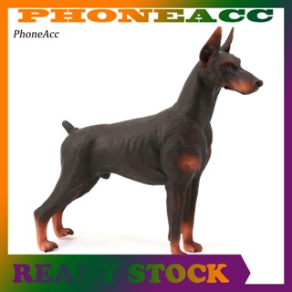 Phoneacc โมเดลฟิกเกอร์ Doberman Pinscher ไม่จางหาย ของเล่นสําหรับเด็กผู้ชาย