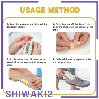 [Shiwaki2] สติกเกอร์ติดรองเท้าผ้าใบลําลอง น้ําหนักเบา 10 ชิ้น