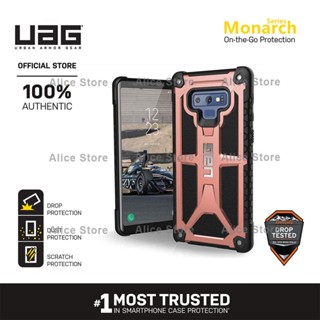 Uag เคสโทรศัพท์มือถือ สีโรสโกลด์ กันกระแทก สําหรับ Samsung Galaxy Note 9