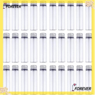 FOREVER หลอดแก้วใส ขนาด 28×108 มม. 50 มล. สําหรับใส่ลูกอม ลูกปัด 30 ชิ้น