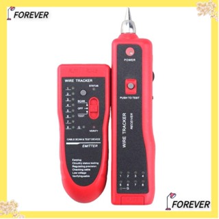 Forever RJ11 RJ45 เครื่องค้นหาสายเครือข่าย แบบพลาสติก สําหรับทดสอบสายโทรศัพท์