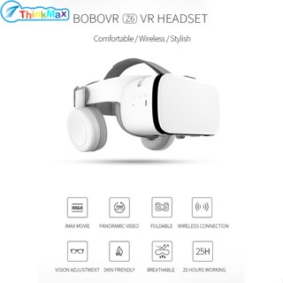 Z6 VR แว่นตาเสมือนจริง 3D BOBO VR ขนาดเล็ก สําหรับโทรศัพท์มือถือ 4.7-6.2 นิ้ว