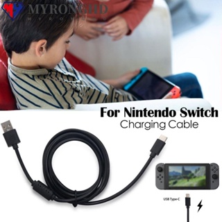 Myronghd สายชาร์จ Type-C สําหรับ Nintendo Switch