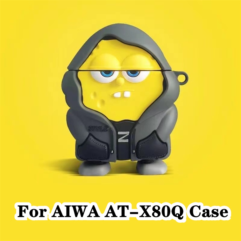 【Case Home】เคสหูฟัง แบบนิ่ม ลายการ์ตูน สําหรับ AIWA AT-X80Q AIWA AT-X80Q