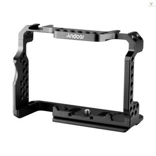 Fw Andoer Aluminum Alloy Camera Cage Video Rig Replacement for  A7R III/ A7 II/ A7III