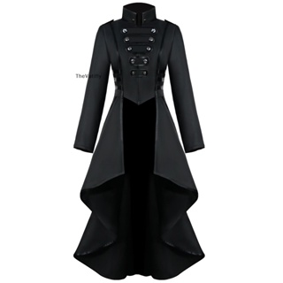 [TheVatifly] เสื้อแจ็กเก็ต ลาย Renaissance Gothic Steampunk สไตล์วินเทจ สําหรับผู้หญิง [Preferred]