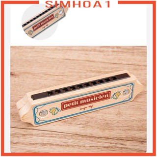 [Simhoa1] เครื่องดนตรีกลองฮาร์โมนิก้า กระดิ่ง เคาะทรัมเป็ต ของเล่นสําหรับเด็ก ปาร์ตี้ 5 ชิ้น