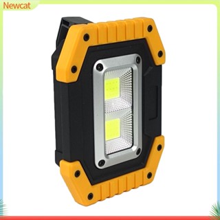 {Newcat} ไฟสปอตไลท์ฉุกเฉิน LED COB 30W แบบพกพา ชาร์จ USB สําหรับตั้งแคมป์