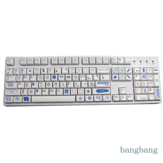 Bang XDA PBT ปุ่มกดคีย์บอร์ด 108 คีย์ สีฟ้า สําหรับเล่นเกม