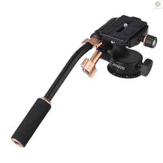 [XS] Andoer Q08S ขาตั้งกล้องอลูมิเนียมอัลลอยด์ 3 ทาง พร้อมด้ามจับกระทะ รองรับ 360° พาโนรามาถ่ายภาพ 1/4