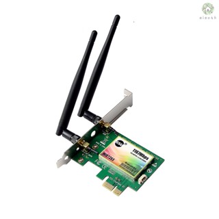 [DZ] อะแดปเตอร์การ์ดเครือข่ายไร้สาย PCIe 1200Mbps BT4.0 5.8GHz 2.4GHz Dual Band PCI Express