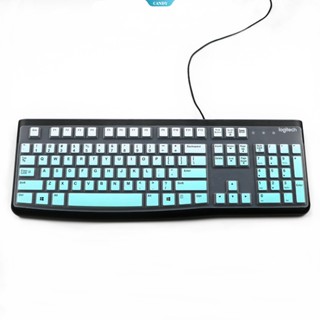 แผ่นซิลิโคนป้องกันคีย์บอร์ด แบบนิ่ม สําหรับ Logitech Mk120 K120 [CAN]