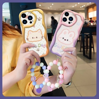 Wave border lovely Phone Case For iphone13 dustproof Liquid silicone Soft Heat dissipation interest Pendants For Girls