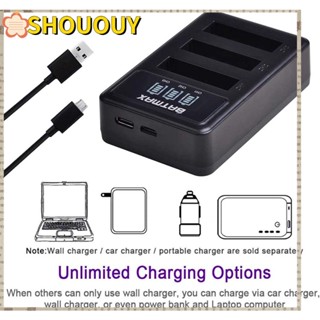 Shououy อุปกรณ์เสริมแบตเตอรี่ 1860mAh สําหรับแบตเตอรี่ NP-BX1