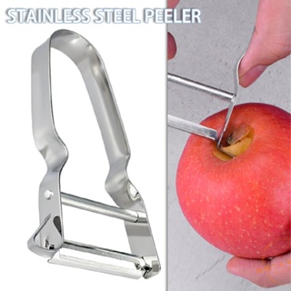 Stainless Steel French Speed Peeler With Eyer Vegetable Potato Lemon Lime Zester