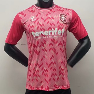 เสื้อกีฬาแขนสั้น ลายทีมชาติฟุตบอล Tenerife 2 Away Jersey S-XXL 23-24 ชุดเยือน สําหรับผู้ชาย