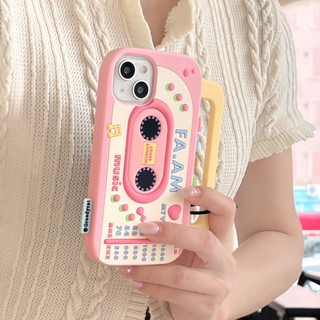 เคสโทรศัพท์มือถือ ซิลิโคน กันกระแทก ลายการ์ตูน 3D สําหรับ iPhone 14ProMax 13 12 11