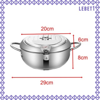 [Lebet] หม้อทอด สเตนเลส อเนกประสงค์ สไตล์ญี่ปุ่น สําหรับทอดอาหาร ซุป ไก่ ปลาแห้ง