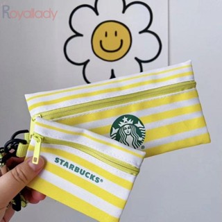 Starbucks กระเป๋าเครื่องสําอาง สายคล้อง ความจุขนาดใหญ่