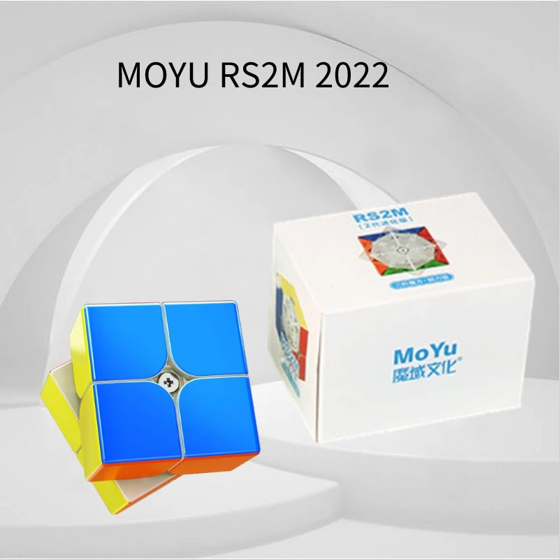 Moyu RS2M V2 2022 รูบิคแม่เหล็ก 2x2 ของเล่นเสริมการเรียนรู้ สําหรับเด็ก RS2M