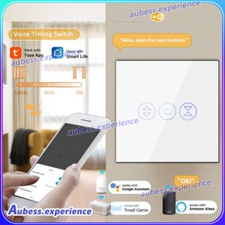 Tuya Smart Wifi Touch Curtain Switch สำหรับม่านม้วนไฟฟ้าแบบใช้มอเตอร์ไฟฟ้า Wall Switch Voice Smart Home สำหรับ Google Home Alexa ผู้เชี่ยวชาญ