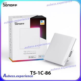 Sonoff T5 Tx Ultimate Wifi Smart Touch Wall Switch Full Touch Access Led Light Edge Multi-sensory Ewelink รีโมทคอนโทรลผ่าน Alexa Google Experth