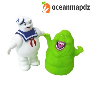 Oceanmapdz โมเดลฟิกเกอร์ PVC รูปผีสีเขียว ของเล่นสําหรับเด็ก