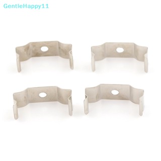 Gentlehappy คลิปซ็อกเก็ตหลอดไฟ เรืองแสง T8 สีเงิน 4 ชิ้น