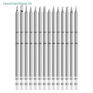 Tweettwehhno ชุดหัวแร้งไฟฟ้า T12 DIY สําหรับ Hakko fx951 TH