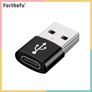 ★ Forthefu ★  อะแดปเตอร์ USB C เป็น USB 3.0 USB 3.1 Type C ตัวเมีย เป็น USB 3.0 Type A ตัวผู้ 2 ชิ้น